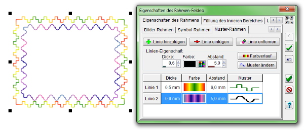 Heyer's Adventskalender - Muster-Rahmen