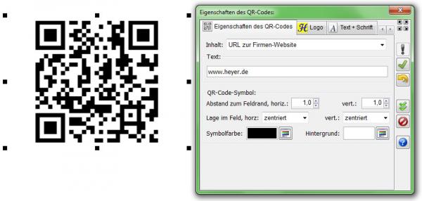 Heyer's Visitenkarten - QR-Code