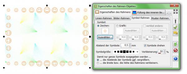 Heyer's Visitenkarten - Muster-Rahmen